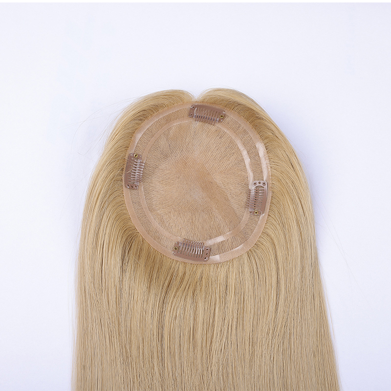 Top quality human hair topper for women